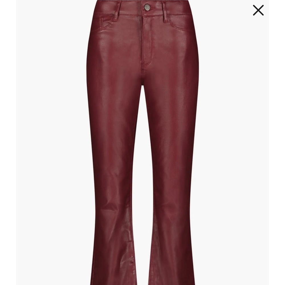 Noli Women's High Rise Maroon Jeans - Picture 2 of 7